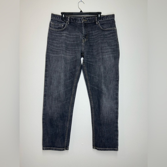 Banana Republic‎ Straight Black Jeans Size 36x32 - Picture 1 of 9